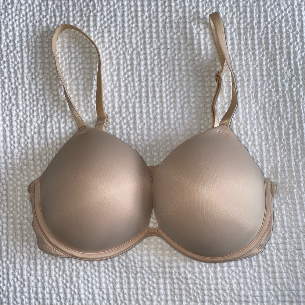 PINK Victoria’s Secret Beige Push-Up Bra
